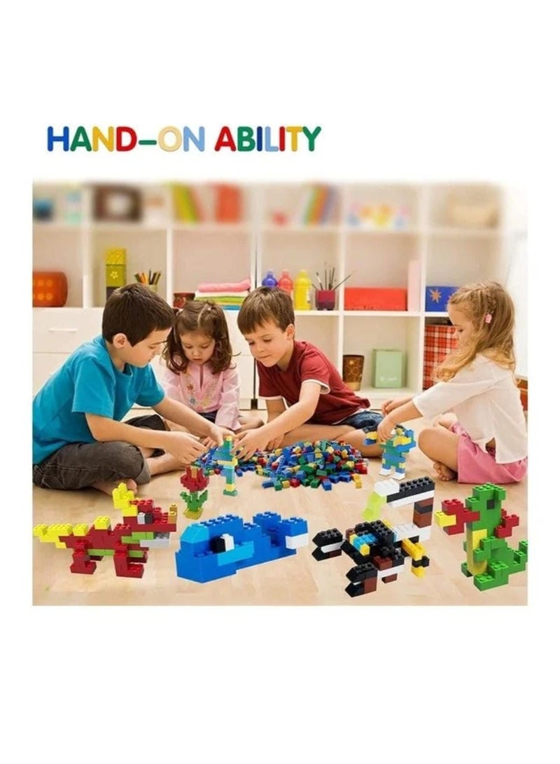 1000 PCS Colorful Building Blocks Set for Kids (6+ Years) – Creative Educational Toy Eid Gift - Image 3